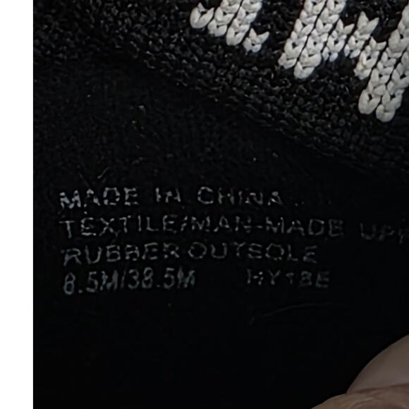 Michael Michael Kors Skyler Black & White Wedge Women's Sneaker Bootie Size 8.5M - Picture 10 of 13